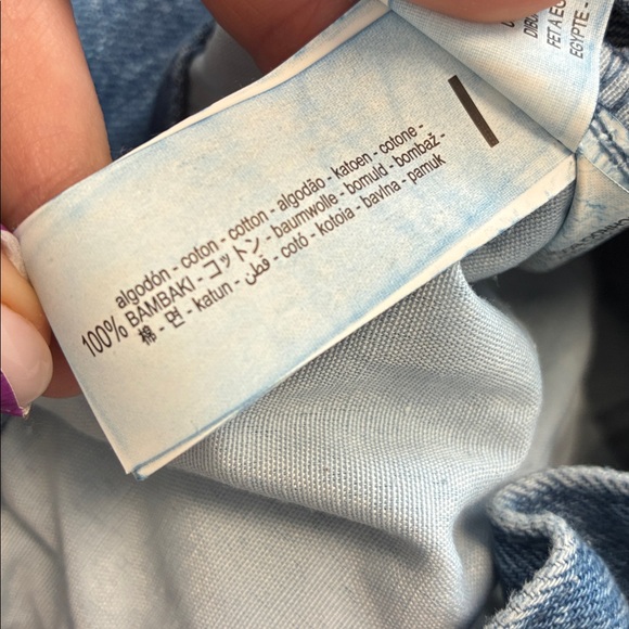 Zara Wide Barrel Leg Pleated Waist Denim - Picture 5 of 5